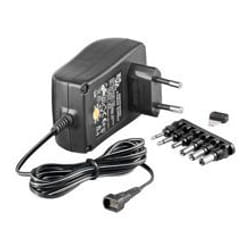 Goobay AC/DC adaptor adaptateur de puissance & onduleur Noir