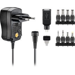 Goobay 54793 adaptateur de puissance & onduleur Intérieure 3,6 W Noir