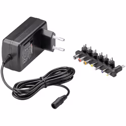 Goobay GB54799, Universel, Intérieure, 100/240 V, Sur-courant, Surcharge, Court-circuit, CE, EUP, Haus, Quader, WEEE, Noir