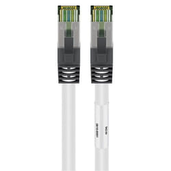 Goobay 55124 câble de réseau Blanc 1 m Cat8.1 S/FTP (S-STP)