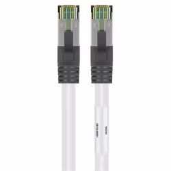 Goobay 55127 câble de réseau Blanc 5 m Cat8.1 S/FTP (S-STP)