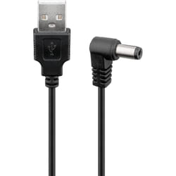 Goobay 55159 câble électrique Noir 1,5 m USB A