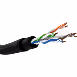 Goobay 55441 câble de réseau Noir 305 m Cat6 U/UTP (UTP)