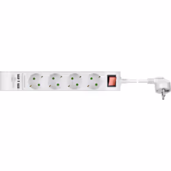 Goobay 55481, 1,4 m, Intérieure, CEE, Type F, Type F, Courbe, 1,5 mm²