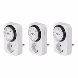 Goobay 55539, Programmateur journalier, Blanc, Analogique, 1 jour(s), 15 min, IP20
