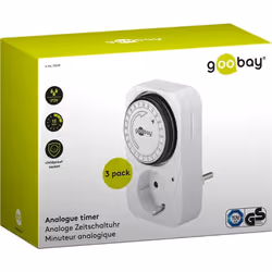 Goobay 55539 minuteur électrique Blanc Programmateur journalier
