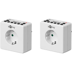 Goobay 55541 minuteur électrique Blanc Programmateur journalier/hebdomadaire