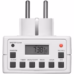 Goobay 55541 minuteur électrique Blanc Programmateur journalier/hebdomadaire