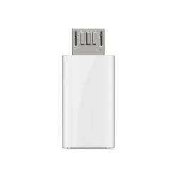 Goobay 55550 changeur de genre de câble USB Micro B USB C Blanc