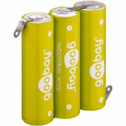 Goobay 55652, Batterie rechargeable, AA, Hybrides nickel-métal (NiMH), 3,6 V, 3 pièce(s), 2100 mAh