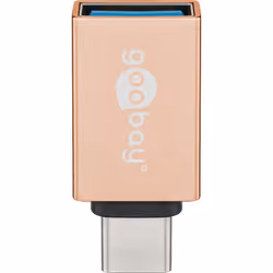 Goobay 56622, USB-C, USB-A, Or