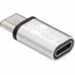 Goobay 56636, USB-C, USB 2.0 Micro-B, Argent
