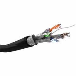 Goobay CAT 6 S/FTP 100m câble de réseau Noir Cat6 S/FTP (S-STP)