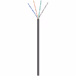 Goobay 57196 câble de réseau Noir 100 m Cat5e U/UTP (UTP)