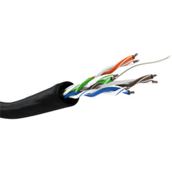 Goobay 57198 câble de réseau Noir 100 m Cat5e U/UTP (UTP)