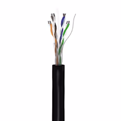Goobay 57199 câble de réseau Noir 100 m Cat6 U/UTP (UTP)