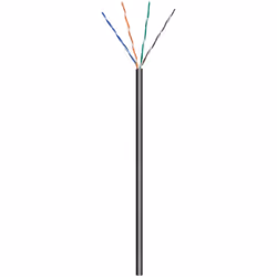 Goobay 57199 câble de réseau Noir 100 m Cat6 U/UTP (UTP)