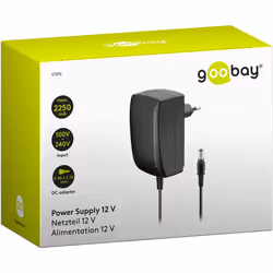 Goobay 57292 adaptateur de puissance & onduleur Intérieure 27 W Noir