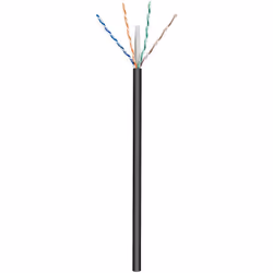 Goobay 57293 câble de réseau Noir 100 m Cat6 U/UTP (UTP)
