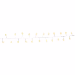 Goobay 57944, Lampes de fée, Vert, Argent, Métal, Polyvinyl chloride (PVC), IP44, 50 lampe(s), LED