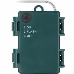 Goobay 57944 lumière décorative Lampes de fée Vert, Argent 50 lampe(s) LED
