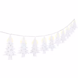 Goobay 57947, Guirlande lumineuse décorative, Transparent, Blanc, Métal, Polyvinyl chloride (PVC), IP20, 6 h, 18 h