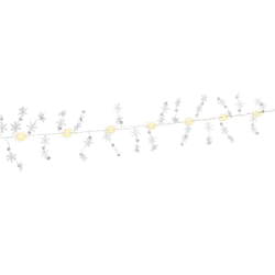Goobay 57948 lumière décorative Guirlande lumineuse décorative Argent, Transparent, Blanc 10 lampe(s) LED 0,04 W