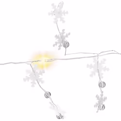 Goobay 57948 lumière décorative Guirlande lumineuse décorative Argent, Transparent, Blanc 10 lampe(s) LED 0,04 W