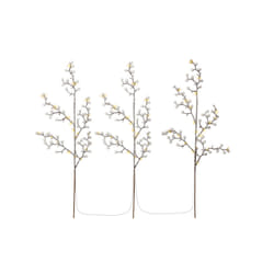 Goobay 58256 lumière décorative Guirlande lumineuse décorative Marron, Argent, Transparent, Blanc 75 lampe(s) LED 0,04 W