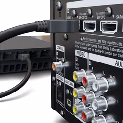 Goobay 58267 câble HDMI 0,5 m HDMI Type A (Standard) Noir