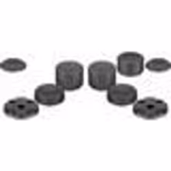 Goobay 58382, PlayStation 4, PlayStation 5, Capuchon pour poignée de pouce, Noir, Silicone, 1 pièce(s), Sac en polyéthylène