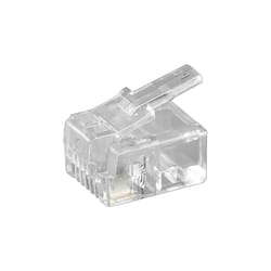 Goobay 58625 connecteur de fils RJ-11/RJ-14 Transparent