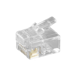 Goobay 58626 connecteur de fils RJ-12 Transparent