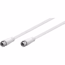 Goobay 58819 câble coaxial 10 m Type F Blanc