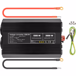 Goobay 58884 adaptateur de puissance & onduleur Universel 1500 W Noir