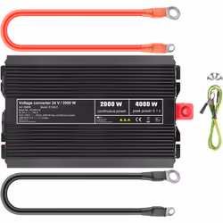 Goobay 58895 adaptateur de puissance & onduleur Universel 2000 W Noir
