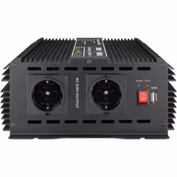 Goobay 58895 adaptateur de puissance & onduleur Universel 2000 W Noir