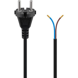 Goobay 58913 câble électrique Noir 7,5 m Prise d'alimentation type C
