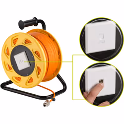 Goobay 58934 câble de réseau Orange 50 m Cat7a S/FTP (S-STP) - Vue supplémentaire 5
