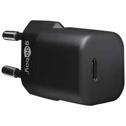 Goobay 59357 chargeur d'appareils mobiles Écouteurs, Smartphone, Tablette Noir Secteur Charge rapide Intérieure