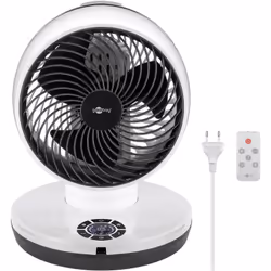 Goobay 59515 ventilateur Noir, Blanc
