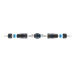 Goobay 59582 changeur de genre de câble RJ-45 Noir