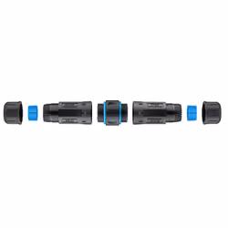 Goobay 59582 changeur de genre de câble RJ-45 Noir