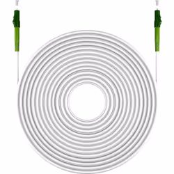 Goobay 59587 câble de fibre optique 5 m LC FTTH OS2 Blanc