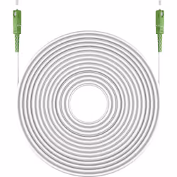 Goobay 59593 câble de fibre optique 0,5 m SC FTTH OS2 Blanc