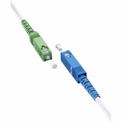 Goobay 59624 câble de fibre optique 20 m SC FTTH OS2 Blanc