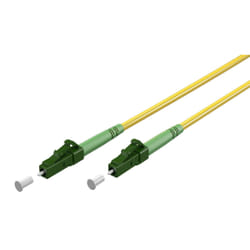 Goobay 59632 câble de fibre optique 10 m LC FTTH OS2 Jaune