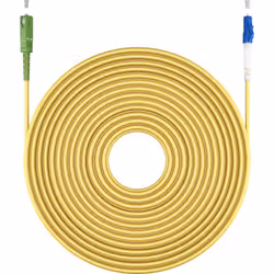 Goobay 59650 câble de fibre optique 3 m SC LC FTTH OS2 Jaune