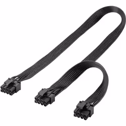 Goobay 59714, 0,23 m, ATX (8-pin), ATX (6 x 2-pin), Mâle, Mâle, Droit