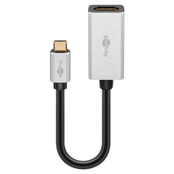 Goobay 60194 adaptateur graphique USB Noir, Argent